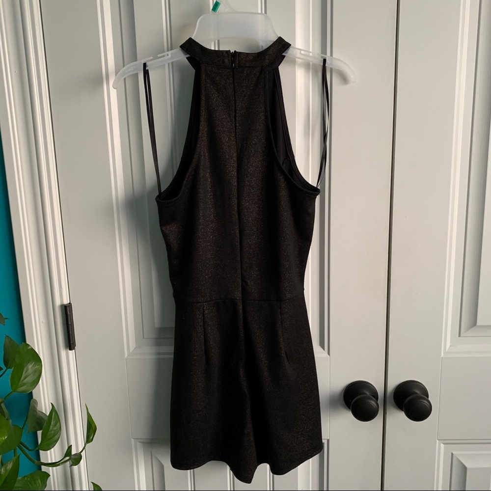 Black Dress Romper - Picture 2 of 4